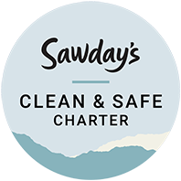 Sawdays Clean and Safe Charter logo