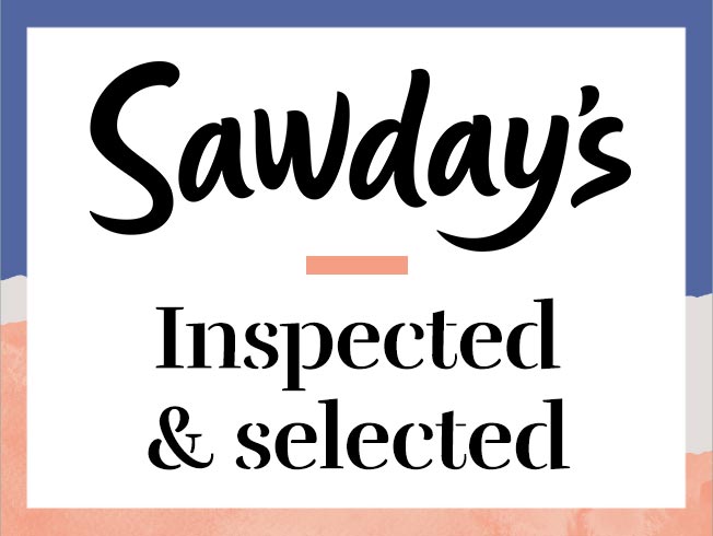 Sawdays inspected and selected logo
